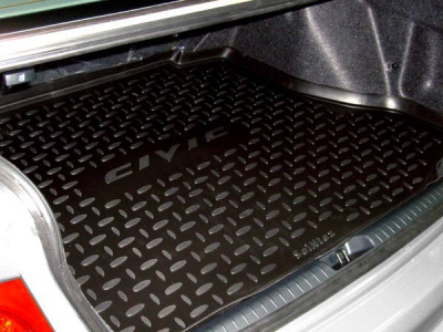 Ford Fiesta 4 (08-) полимерный коврик в багажник